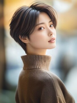 アルトリスト(Altruist Aging×HAIR&SPA) ★暗めカラーグランマッシュフェイスフレーミングデザインカラー