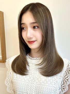 トリッカ シブヤ(TRICCA SHIBUYA) 透明感ベージュ/ブリーチなしカラー/明るめカラー/ナチュラル