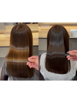 様々なサロンを経験された方でも満足いただける確かな技術と薬剤使用☆白髪ぼかし/髪質改善酸性ストレート