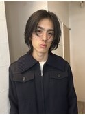 =メンズボブ/スパイキーショート/ブルーブラック/MEN’S HAIR