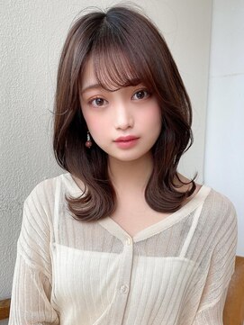 ラルユー 金山(LallYou) 外ハネウルフフェイスレイヤー結べるボブ美髪
