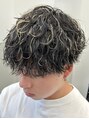 ゴウトゥデイシェアサロン 町田店(GO TODAY SHAiRE SALON)&nbsp;ホワイトメッシュ×波巻きパーマ