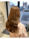 ブリーチなし明るめベージュゆるふわ巻き