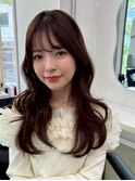 韓国風巻きウエーブパーマ/ミルクティーベージュブラウン3