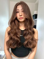 サンクプロジェクト(cinq PROJECT)&nbsp;韓国ヘア顔周りレイヤーミルクティーベージュグレージュカラー