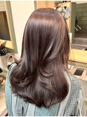 韓国風大人レイヤーカット/ミディアムレイヤー/顔まわり/船橋駅