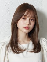 リンクミリ(Link mili)&nbsp;レイヤーカット/ナチュラルブラウン/顔周りカット