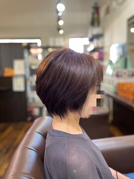 カウスリップ ヘアークリニック(Cowslip hair clinic) えりあしすっきりショートボブ