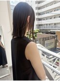 ＊透明感☆アッシュグレージュ/切りっぱなしボブと相性◎＊