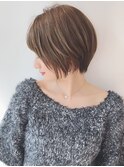 ショートとボブの間