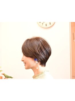 あなたの"なりたい"を叶える♪誤魔化しがきかないショートヘアーだからこそ経験豊富なスタッフにお任せ*
