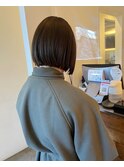 大人ガーリー/ダークアッシュ/ミディアムレイヤーカット[千葉]