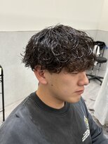 ビカムメンズヘアー 栄店(become men's hair)&nbsp;オシャレメンズパーマ波巻きパーマ