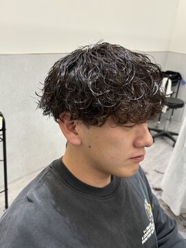 ビカムメンズヘアー 栄店(become men's hair) オシャレメンズパーマ波巻きパーマ