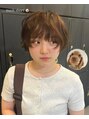ザ シー 海老名(The C) マッシュショート×透明感ヘーゼルベージュ