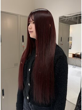 グリップ(GRIP) チェリーレッド/ブリーチなしダブルカラー/髪質改善/conoka