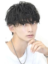 アーリー(Ali'i) 波巻きスパイラルパーマ韓国マッシュmen's