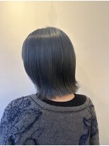 ドルセプラタ(Dulce plata) 1ブリーチでできるネイビーブルーカラー