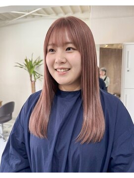 零秒女髪 千里丘店 艶髪美髪ロングの上品な髪質改善カラー艶カラーまとまり艶感