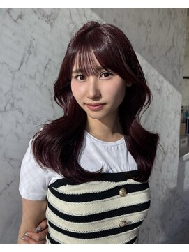 ウィクシーミミ 栄矢場町店(wixy mimi) 大人っぽうる艶ピンクヘア