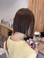 ネオリーブウリ 二子玉川店(Neolive uri) ホワイトグレージュミニウルフデジタルパーマチェリーブラウン