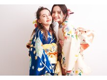 ヘアメイク オレンジ(HAIR & MAKE orange)の雰囲気（白の部屋、ドライフラワーの部屋、和室、スタジオ、1～３Fです）