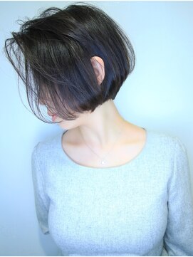 ラウンジ モリオ イケブクロ(Lounge MORIO Ikebukuro) 【morio池袋】大人かわいい可愛い前下がり透け感ショート♪