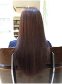 【髪質改善】自然なブロー縮毛矯正