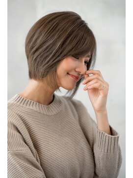 ハバナ 天神(HAVANA) 大人かわいい小顔ボブ☆ブリーチなしオリーブカラー