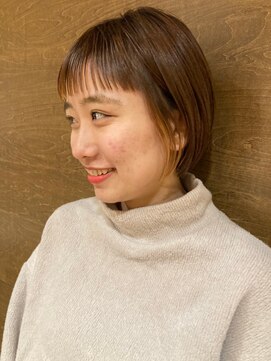 ソレイユ シンサカエ(SOLEIL SHINSAKAE) 伸ばしかけショートのイメチェン♪切りっぱなしボブ☆