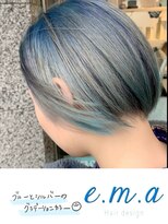 エマヘアデザイン(e.m.a Hair design)&nbsp;ブルーグラデーション