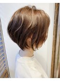 【ショート】ゆる巻きショートスタイル
