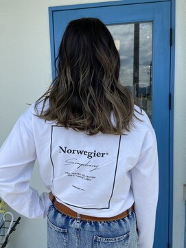 ヘアーメイク コラソン(hair make corazon) 似合わせカットメルティカラー着物フェミニンロング