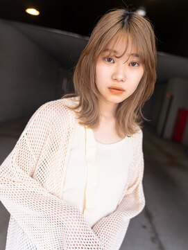 ジェム(GEM) シナモンベージュ/ケアブリーチ/レイヤースタイル