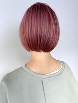 アイティー バイ アルバム 中野店(IT by ALBUM) シアピンク_マロンベージュAラインボブかきあげロング_ba330404