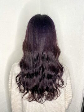 ユートピア(U topia) #ブリーチ1回で作る　#ラベンダーベージュ　#透明感カラー