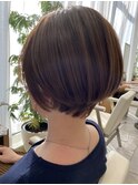 ショートボブ【３０代/４０代/髪質改善/天神】Ｄ
