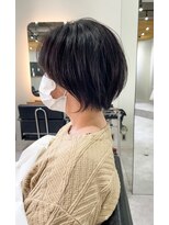 サロンドミルク 新百合ヶ丘店(salon de MiLK)&nbsp;シンプルな丸みの大人可愛いショート［新百合ヶ丘］