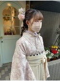 卒業式袴☆ヘアセット