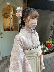 卒業式袴☆ヘアセット