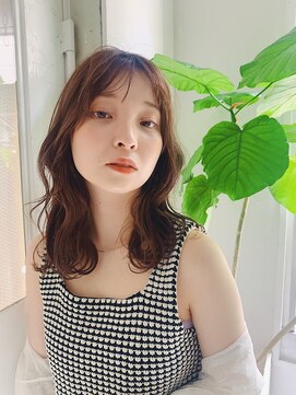 タヒエ(tahie) くびれミディ/シースルーバング