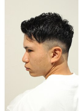 レンゲン(LENGEN) メンズかき上げニュアンスマッシュサイドパート韓国マッシュ