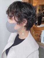 【morio原宿】ショートパーマ　くるくるマッシュショート　宮本