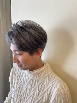 ブロッサム ひばりヶ丘(Blossom) アップバングショート【ツーブロック刈り上げ黒髪短髪】