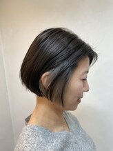 ヘアーデザイン アブー(hair design A BOO) インナーカラーボブ