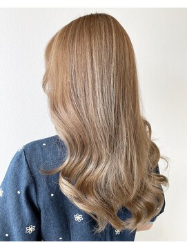 オリジンズヘアーセカンド 守谷店(Origins hair 2nd) サンドベージュカラー×「髪質再生」BYKARTE 3step TR