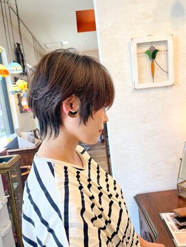 フェイバー 警固店(FAVOR) ウルフショートスタイル　パーソナルカラー診断/ショート