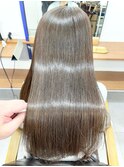 縮毛矯正 ミディアム クリスタライジング ビフォアー＆アフター