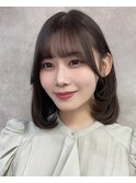 韓国レイヤー/韓国風/ボブ/髪質改善/黒髪/ブリーチなし〔池袋〕