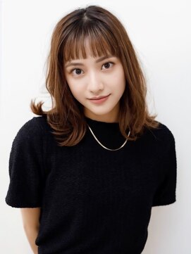 ブロッサム ひばりヶ丘(Blossom) 大人美人アッシュオリーブショコラアッシュ韓国ヘアモテ髪